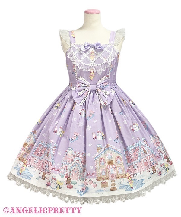 Winter Toys Jumperskirt - Lavender