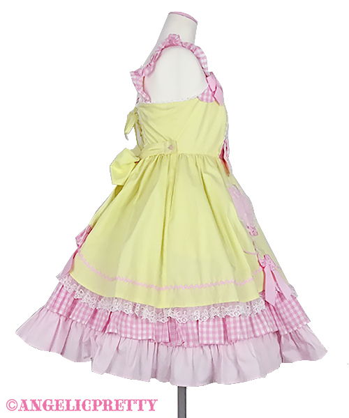 Yumemiru Fantasic Balloon Jumperskirt - Red