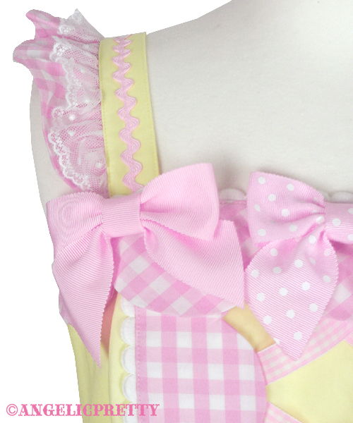 Yumemiru Fantasic Balloon Jumperskirt - Red