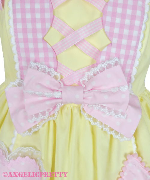 Yumemiru Fantasic Balloon Jumperskirt - Red - Click Image to Close