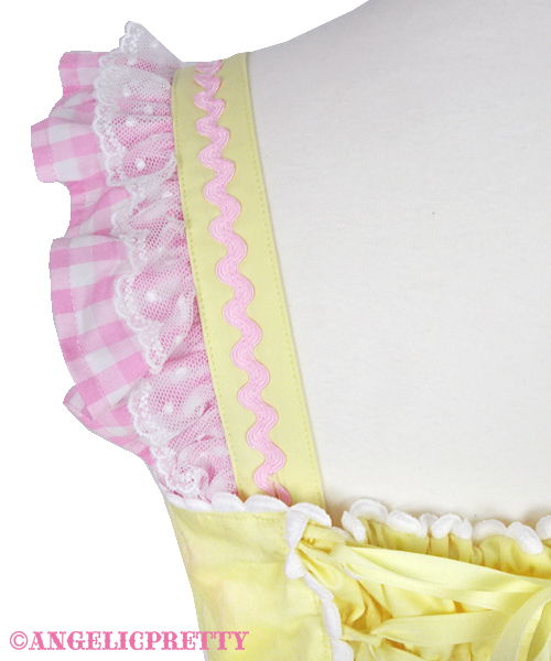 Yumemiru Fantasic Balloon Jumperskirt - Red