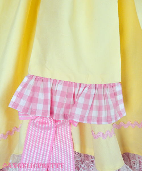 Yumemiru Fantasic Balloon Jumperskirt - Red - Click Image to Close