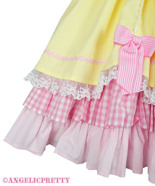 Yumemiru Fantasic Balloon Jumperskirt - Red