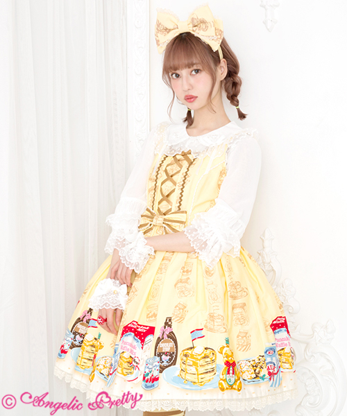 Angelic Pretty Honey Cake ジャンパースカートセット www