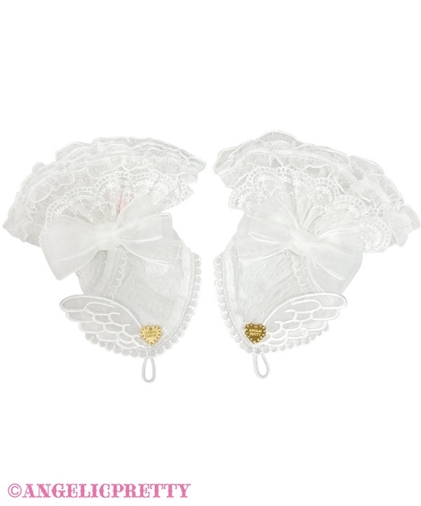 Angel Sherbet Arm Warmer - White