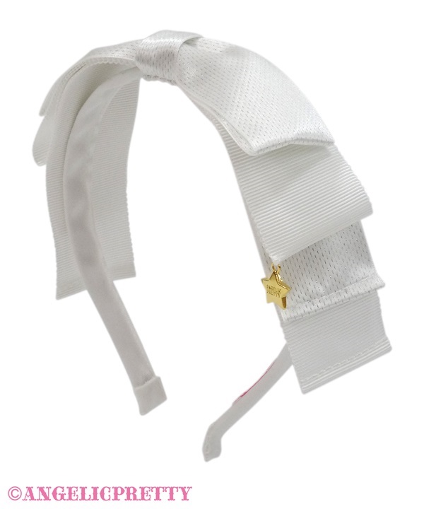 Brilliant Michelle Headbow - White