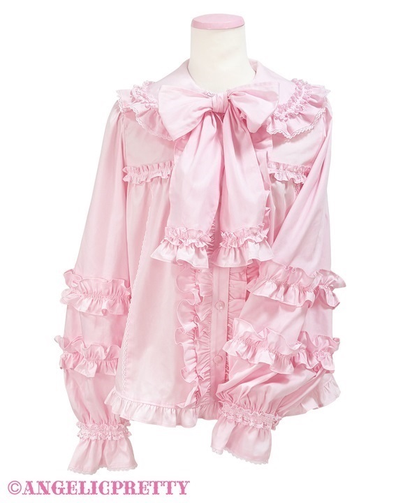 Charming Frill Blouse - Pink