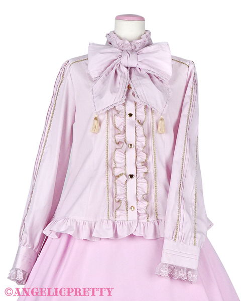 Dolls Bow Tie Blouse - Pink