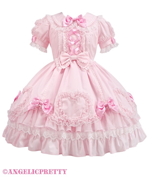 Fantasic Heart One Piece - Pink