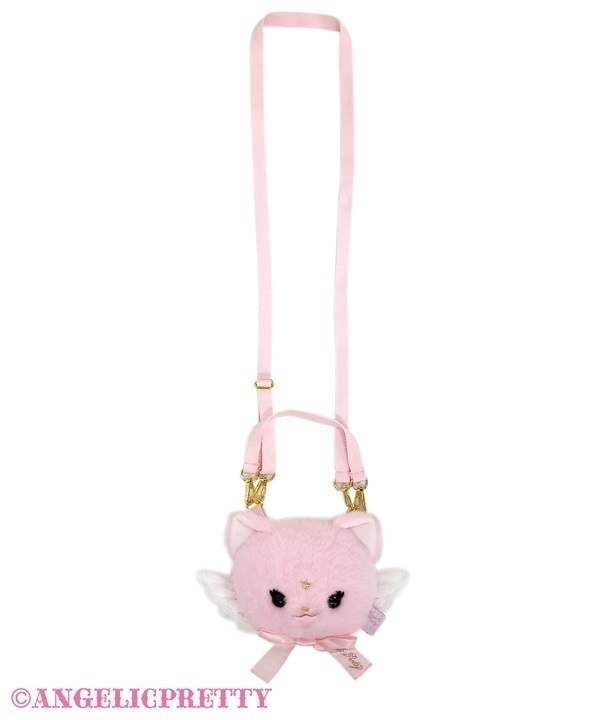 Milk Cat Face Pouch - Pink
