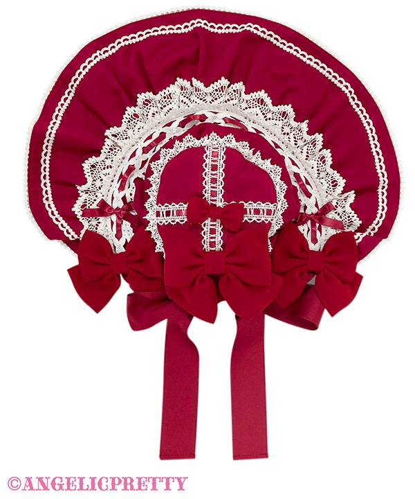 Sweet Frill Bonnet - Wine