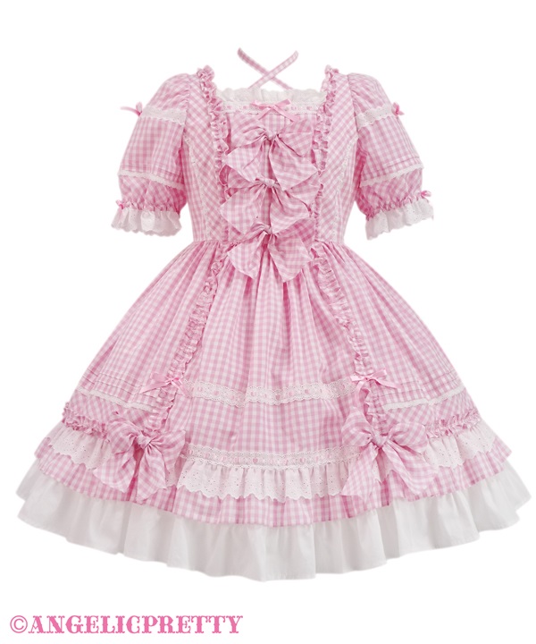 Sweet Frill One Piece - Pink