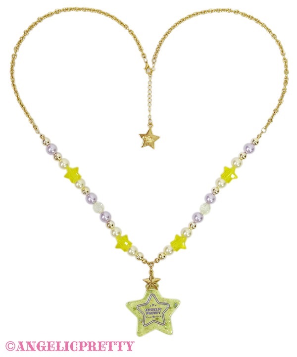 Twinkle Stardust Necklace - Yellow